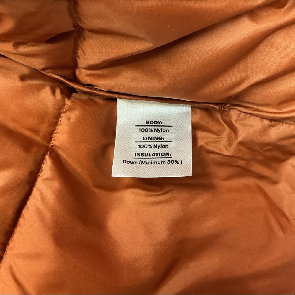 REI co-op 650 Down Puffer Jacket Womens Large redrock outdoor hiking lightweight - Picture 6 of 14